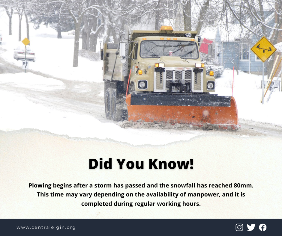 Snow Plowing Road