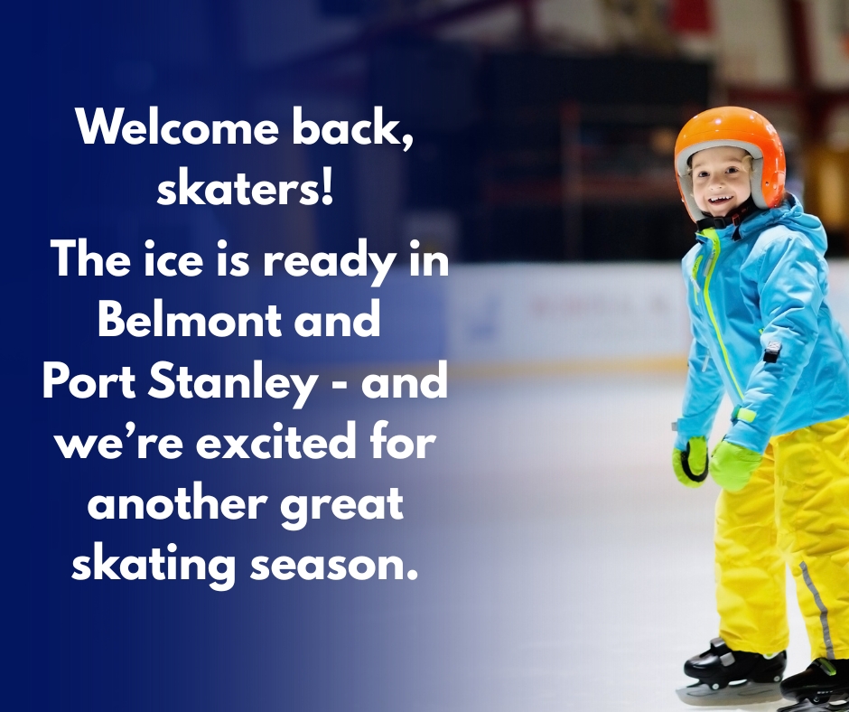 Child ice skating
